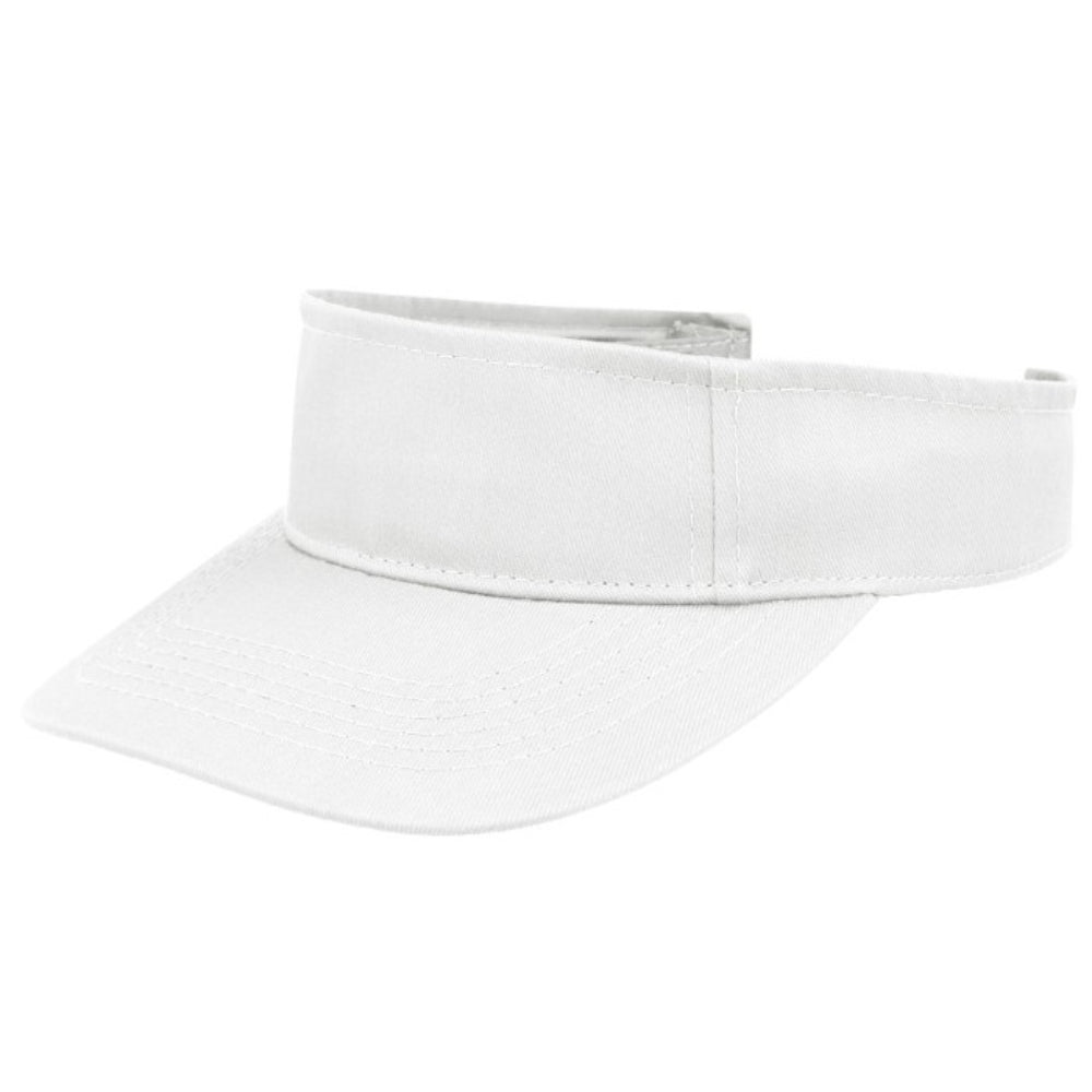 WHITE SUN VISOR