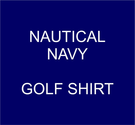 NAUTICAL NAVY PREMIUM GOLF SHIRT