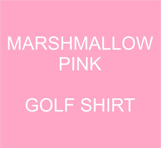 MARSHMALLOW PINK PREMIUM GOLF SHIRT