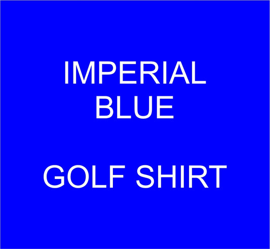 IMPERIAL BLUE PREMIUM GOLF SHIRT