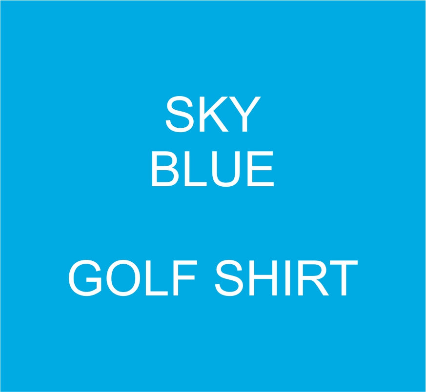 SKY BLUE PREMIUM GOLF SHIRT